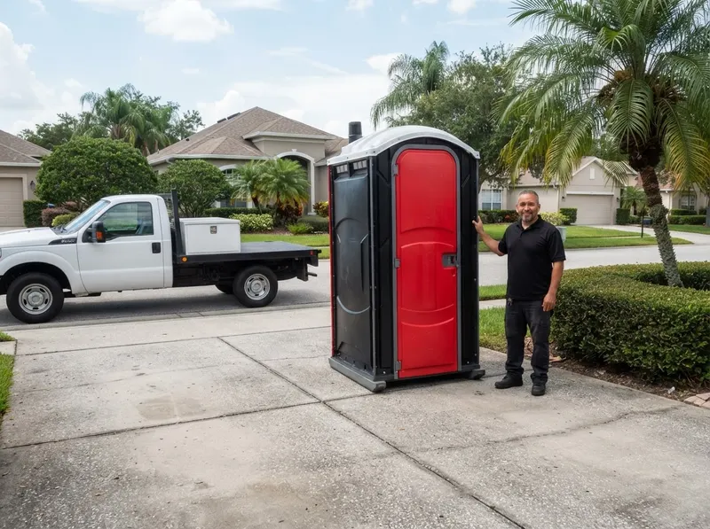 Standard Job-Site Portable Toilet in Orlando, FL